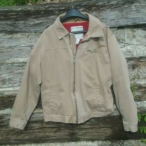 AEROPOSTALE TAN KHAKI Corduroy JACKET SIZE LARGE L
